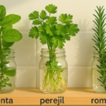 10 Hierbas aromáticas que puedes cultivar en agua y tener siempre frescas en casa