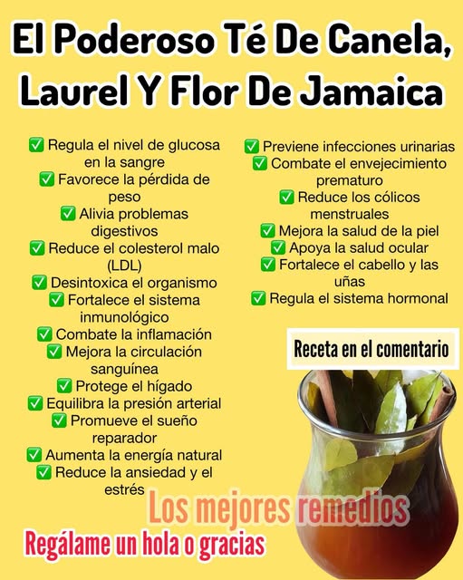 Canela, Laurel y Flor de Jamaica