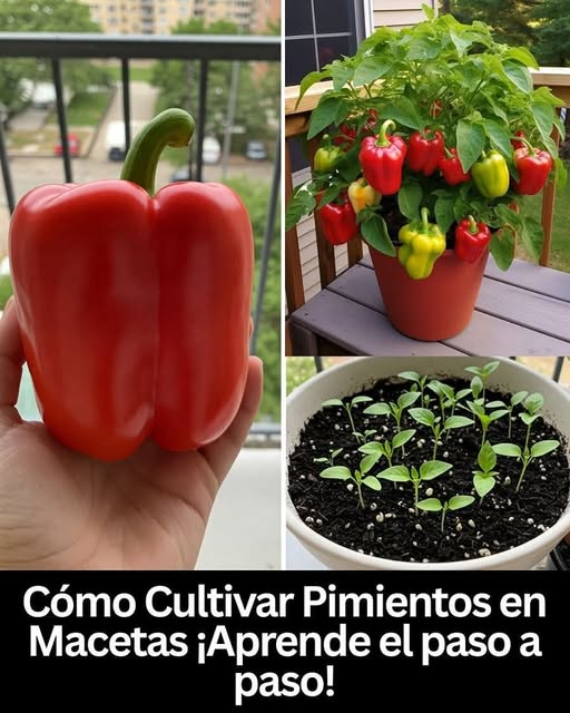 Cultivo de Pimientos en Macetas