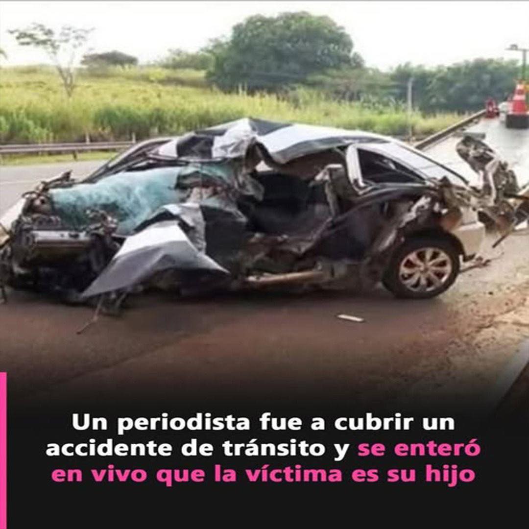 Accidente de tráfico que dejó una tragedia personal para un periodista