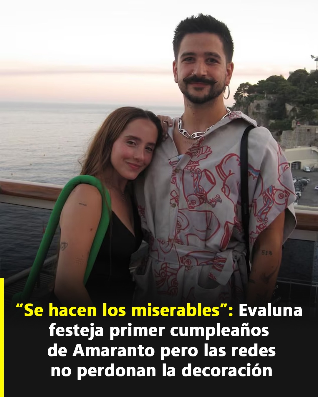 Evaluna y Amaranto en su cumpleaños